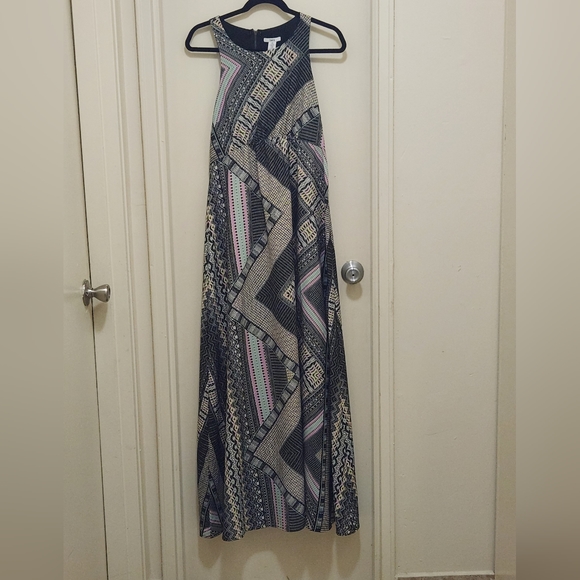 Bar III Aztec Chevron Dress with racerback finish - Picture 2 of 8